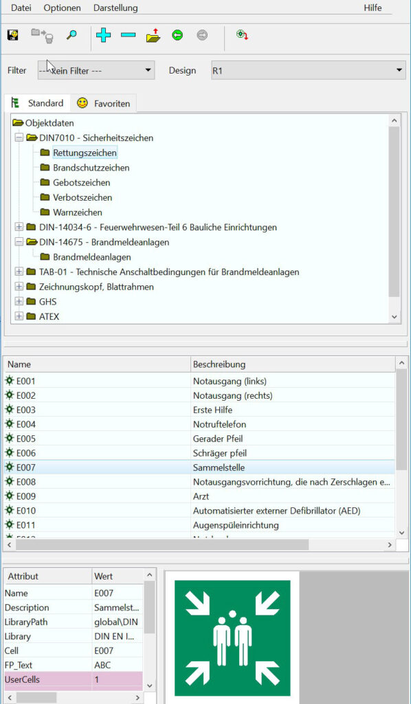 DIN-Symbolnormen sind definiert